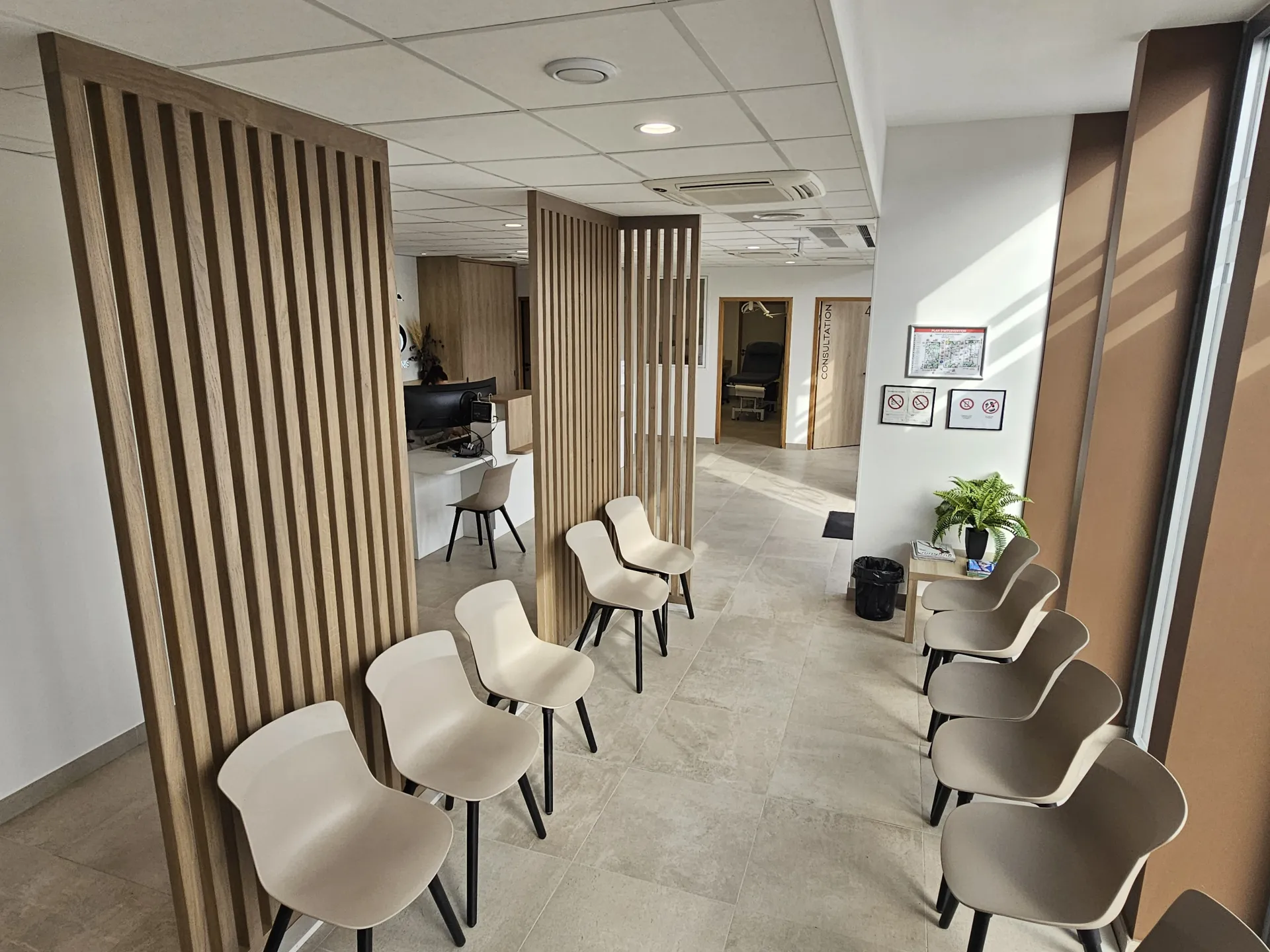 Intérieur du centre médical MS Consultations
